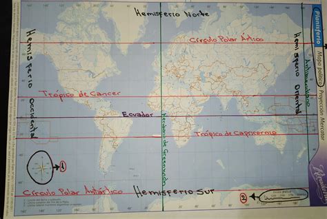 Paralelos Meridianos Y Hemisferios Mapa Politico Mapa Fisico Mapas