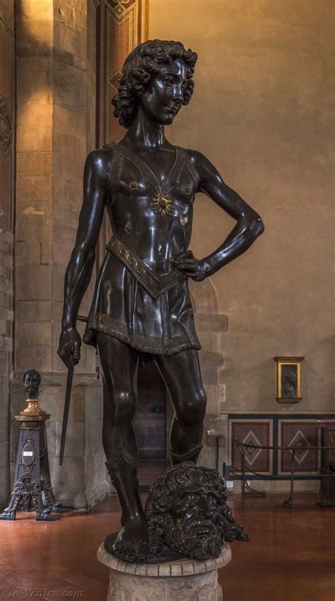 Andrea Del Verrocchio Sculpture David Bargello Florence