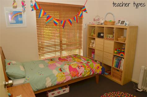 Cool unicorn rainbow girls themed bedroom idea popsugar.com. Miss M's Rainbow Room {and her move to a big girl bed ...