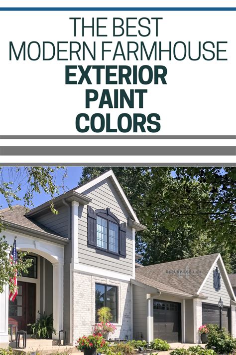 Guys, we painted our house a year ago. The Best Modern Farmhouse Exterior Paint Colors ...