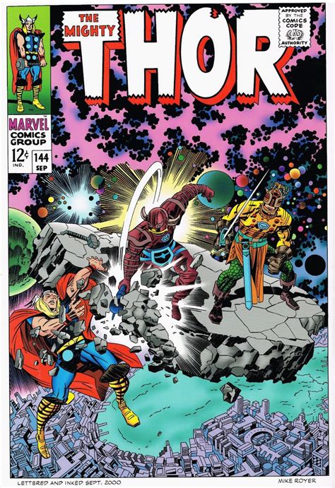 Capns Comics Unpublished Four Thor Covers By Jack Kirby Comics