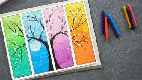 Great hub for beginners and novices. Flower Tree Drawing With Oil Pastels - How to Draw Life ...