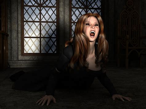 Fantasy Artwork Art Dark Vampire Gothic Girl Girls