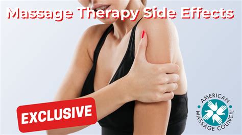 Massage Therapy Side Effects American Massage Council