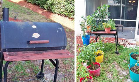 Regularly spraying a grill with vegetable oil and heating on low for about 10 minutes helps to protect. How to Turn Your Rusty Old Grill into a Backyard Garden