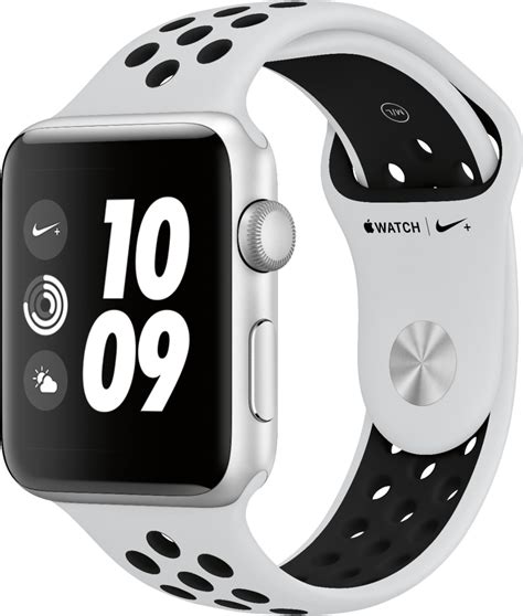 Best Buy Apple Watch Nike Series 3 Gps 42mm Silver Aluminum Case