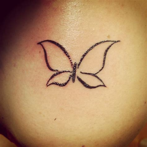 30 Simple Butterfly Tattoos