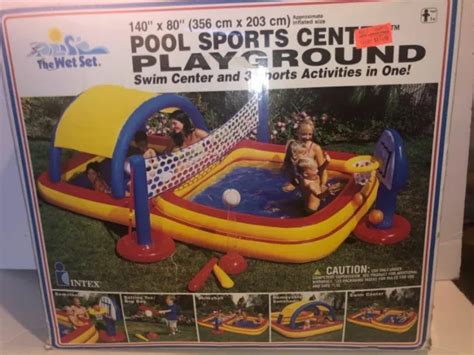 Intex The Wet Set Pool Sports Center Playground 140 X 90 Nib 20000 Picclick