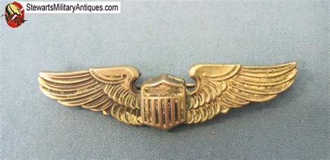 Stewarts Military Antiques Us Wwii Two Inch Pilot Wings Ns Meyer
