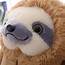 Winsterch Kids Stuffed Animal Sloth Bear Plush Toys Gift Baby Doll 
