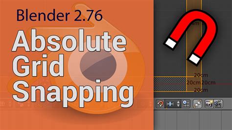 Blender 276 Absolute Grid Snapping Blender Tutorial How To Use