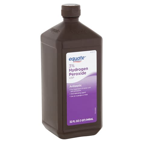 Equate 3 Hydrogen Peroxide Usp Antiseptic 32 Fl Oz