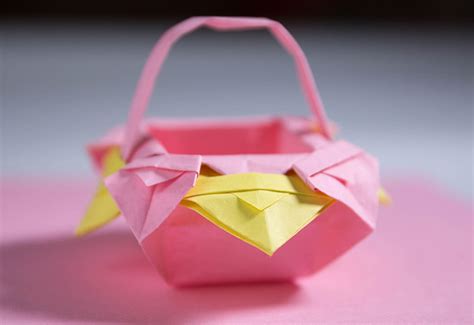 Origami Basket Easy How To Draw