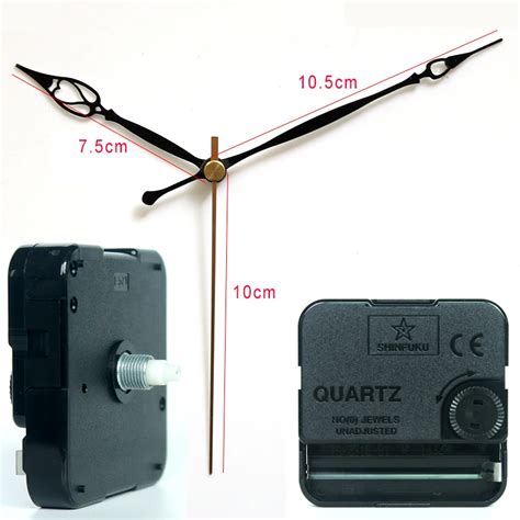 Shinfuku Wall Clock Movement 20 Hands Diy Clock Kits Sweep Quartz Ts