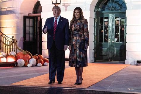 Donald Trump And Melania Try To Give Out Halloween Candy
