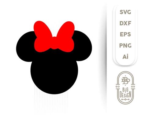 Minnie Mouse Svg Minnie Silhouette Disney Svg Disney Etsy