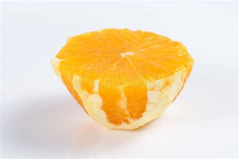 Peeled Orange Slice Stock Image Image Of Organic Mandarin 104179267