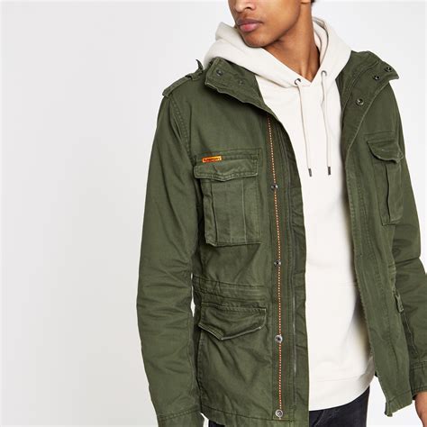 Superdry Green Army Jacket Green Jacket Men Army Green Jacket Outfit
