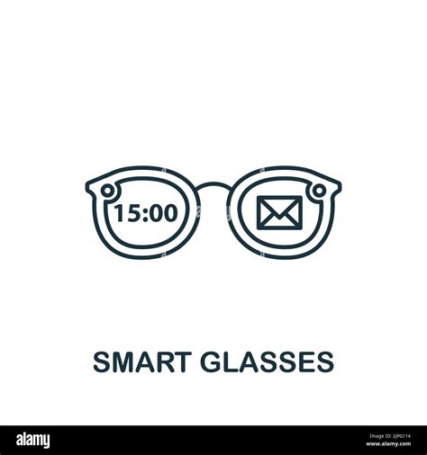 Smart Glasses Icon Line Simple Icon For Templates Web Design And
