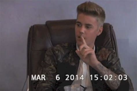 Justin Bieber Rotzfrech Im Polizeivideo