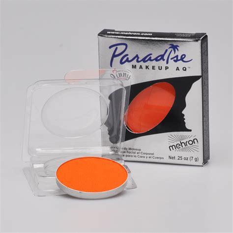 Mehron Paradise Makeup Aq Orange Grimages Com