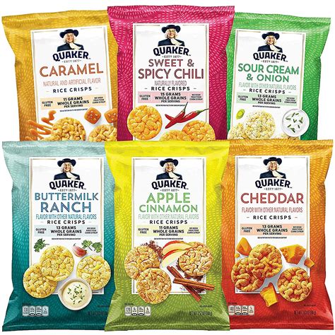 Amazon Prime Day Deal Quaker Rice Crisps 6 Flavor Variety Pack 12 Count