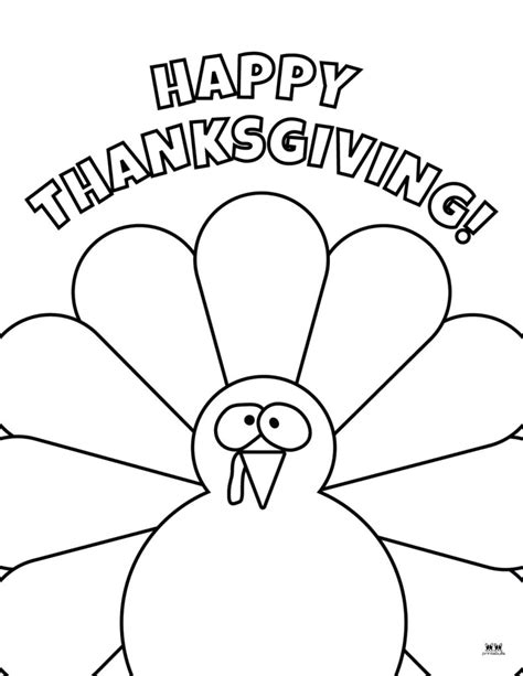 happy thanksgiving coloring pages 20 free printables printabulls