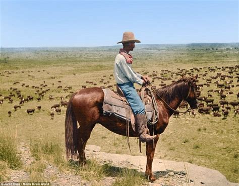 Old West In Color Colorized Pictures Of Cowboys From The Late 19th To