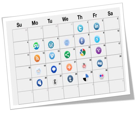Social media calendar | Social media calendar, Social media, Social networks