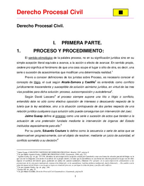 Pdf Derecho Procesal Civil Derecho Procesal Civil Rafael Campos