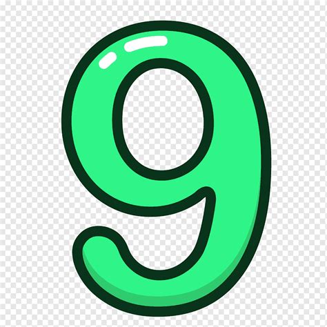 녹색 숫자 구 숫자 연구 문자와 숫자 아이콘 Png Pngwing