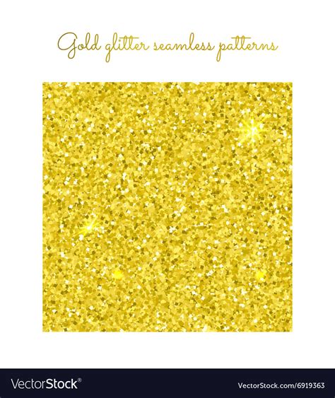 Golden Glitter Seamless Pattern Royalty Free Vector Image