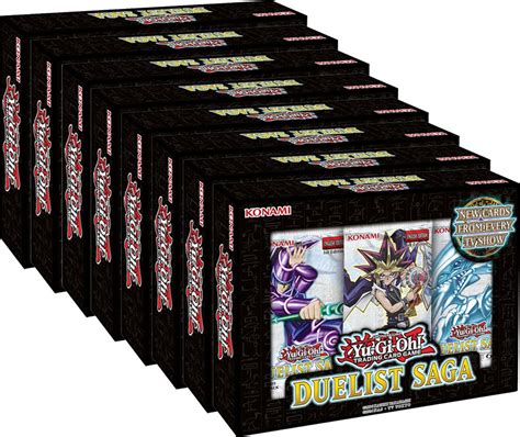 Yugioh Trading Card Game Duelist Saga Display Box 8 Mini Boxes 24