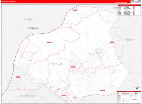 Oldham County Ky Map | Cities And Towns Map