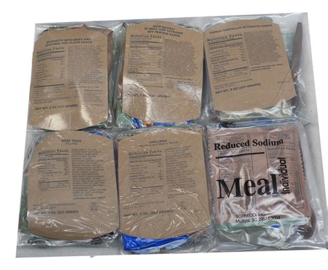 Sopako Mre Emergency Rations 14 Meals With Heaters Reduced Sodium