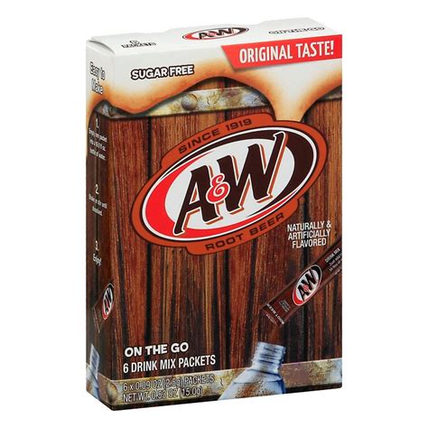 Aandw Root Beer Powder Drink Mix Shop Mixes And Flavor Enhancers At H E B