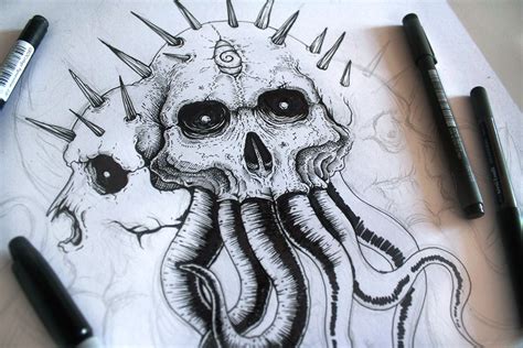 Lovecraftian Back Tattoo Project On Behance