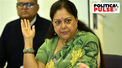 Not Just In Rajasthan Now Vasundhara Raje Star Of Bjp Show In Jharkhand Political Pulse News