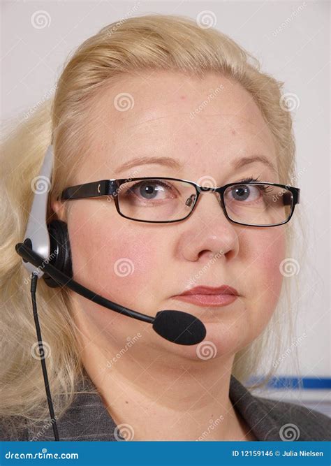 Receptionist stock photo. Image of receptionist, answer - 12159146