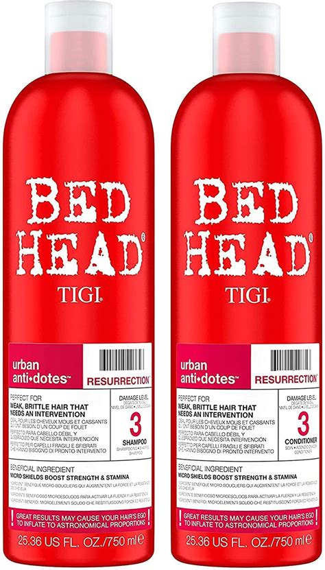 Bed Head Tigi Resurrection Shampoo Conditioner Oz Set Amazon