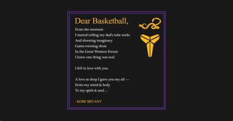 Dear Basketball Poem Printable