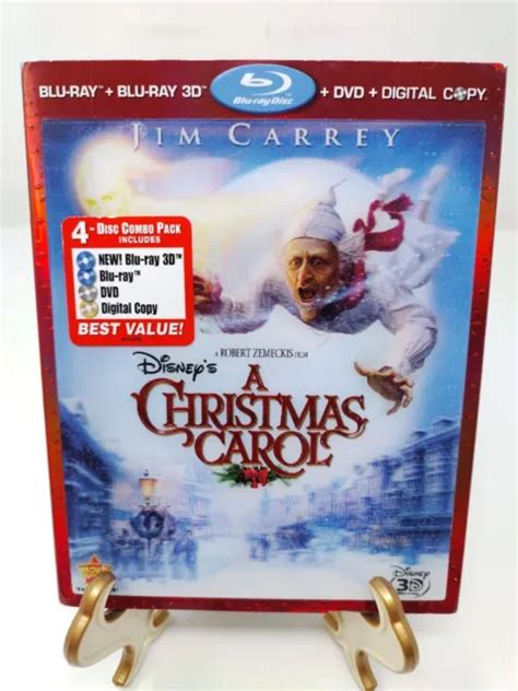 Disneys A Christmas Carol Blu Raydvd 2010 4 Disc Set 3d Jim