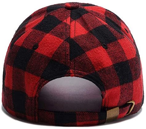 Multicolored Buffalo Plaid Baseball Hat