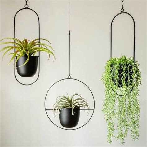 Unique Metal Wall Hanger For Plants Planter Box Railing Hangers Hanging