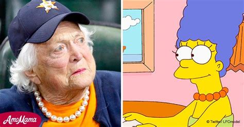 Barbara Bushs Letter To Marge Simpson Revealed After Former First Lady