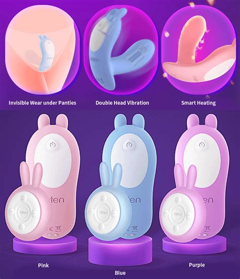 Bodypro T Shape Wear Under Panties Rabbit Vibrator For Women G Spot Clitoral Dildo Stimulator