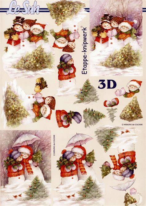 Free Printable Decoupage Christmas Cards