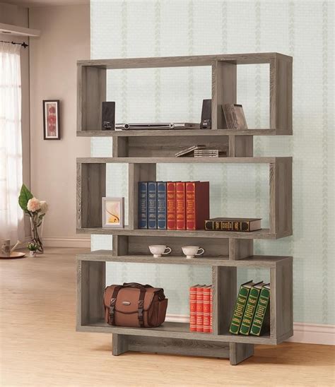 Shop target for scandinavian decor items at great prices. Coaster Modern Weathered Gray 800554 Bookcase Las Vegas Furniture Online ...