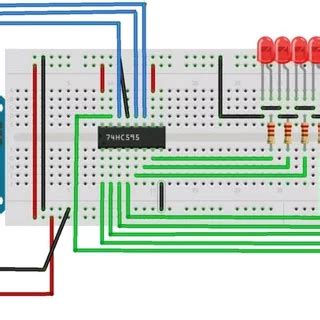 Hc Shift Register Arduino Interfacing Pinout Working
