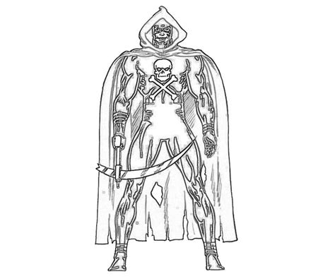 Skull coloring pages scary grim reaper. Grim Reaper Face Coloring Pages Coloring Pages
